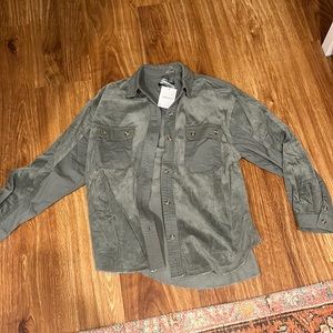 NWT F21 lightweight shacket